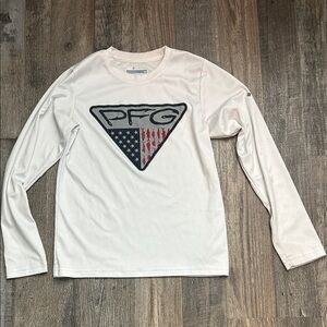 DFG Kids Long Sleeve Tee in White